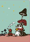 E賞：ステーショナリーセットのクリアファイル。(c)羽海野チカ/白泉社