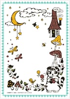 E賞：ステーショナリーセットの便箋。(c)羽海野チカ/白泉社