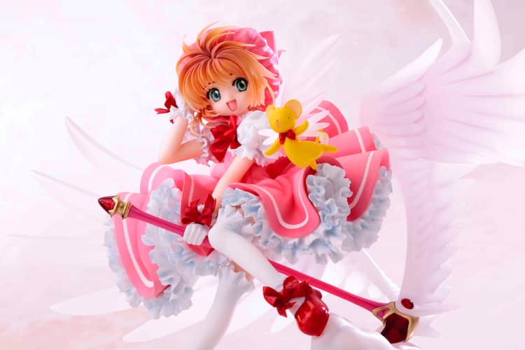 CCさくら」フリルたっぷりの桜フィギュア、原作イラストモチーフ 