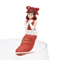 「コップのフチ子 クリスマス」の「ギフトのフチ子」(c)タナカカツキ / KITAN CLUB