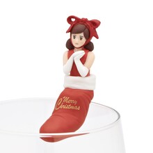 「コップのフチ子 クリスマス」の「ギフトのフチ子」(c)タナカカツキ / KITAN CLUB