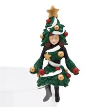 「コップのフチ子 クリスマス」の「ツリーのフチ子」(c)タナカカツキ / KITAN CLUB