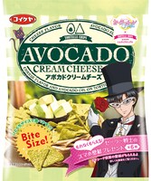 アボカドクリームチーズ味のタキシード仮面パッケージ。