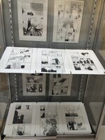「PandoraHearts アニメイト原画展」の会場写真。