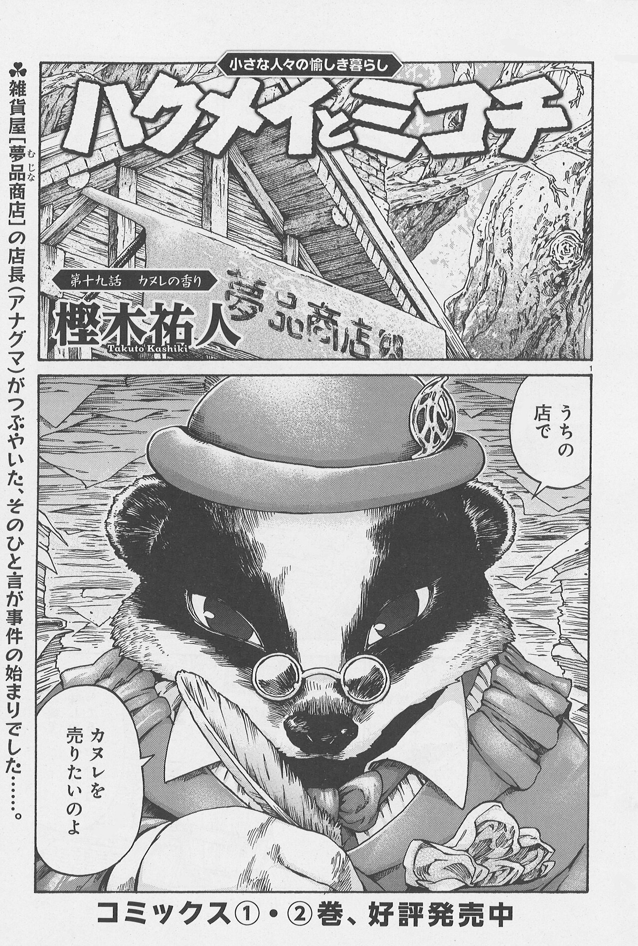 ハルタ100号記念】樫木祐人『ハクメイとミコチ』高級複製原画(10巻 ハルタ100号記念】樫木祐人『ハクメイとミコチ』高級複製原画(10巻