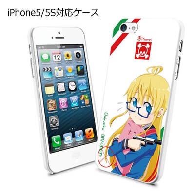 「極悪バンビーナ！」特製iPhone・スマホケース（iPhone5/5S用・ホワイト）
