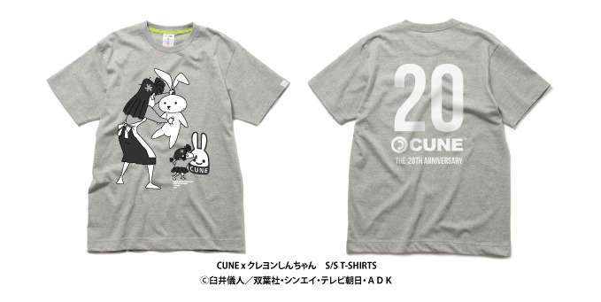 CUNE×クレヨンしんちゃん S/S T-SHIRTS