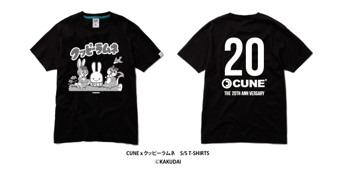 CUNE×クッピーラムネ S/S T-SHIRTS