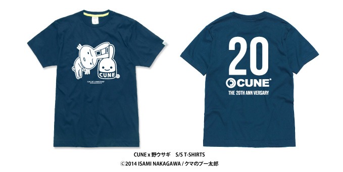 CUNE×野ウサギ S/S T-SHIRTS