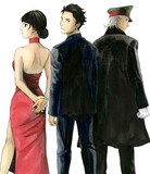 霜月かよ子による「ジョーカー・ゲーム」のカット。