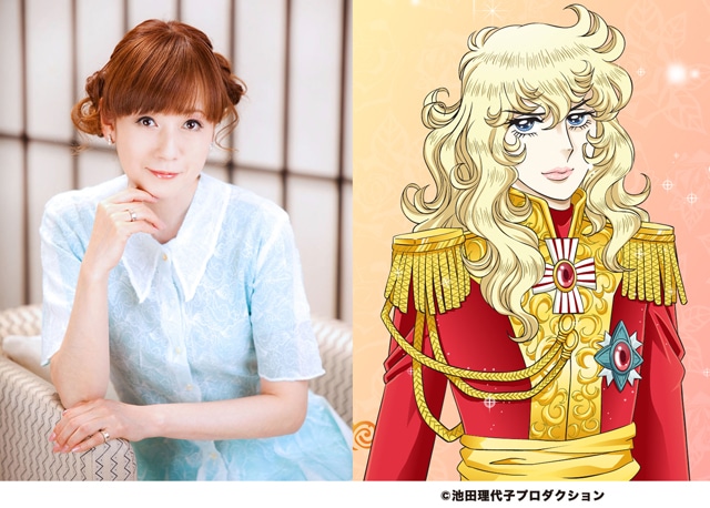 オスカル役の涼風真世。 (c)池田理代子プロダクション