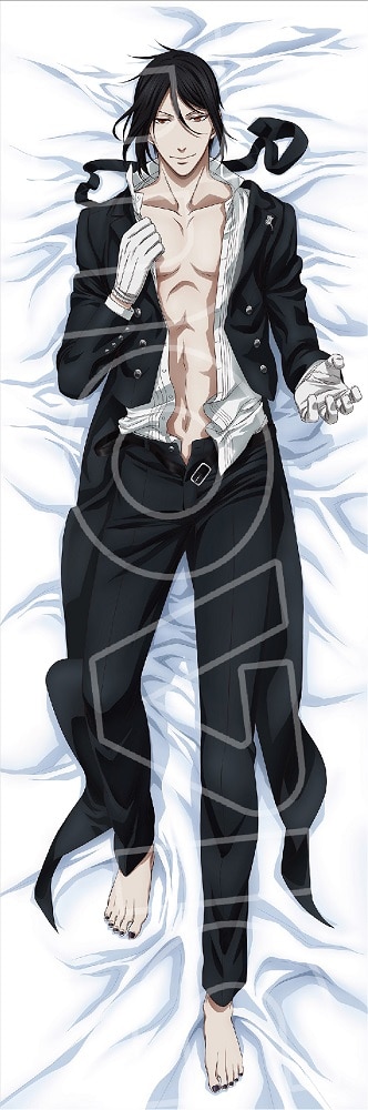 「黒執事 Book of Circus 抱き枕カバー セバスチャン」サイズは約150×50cm。(c)枢やな/スクウェアエニックス・黒執事Project・MBS