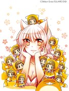 「繰繰れ！コックリさん」8巻のカバーイラスト。