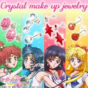 「-Crystal make up jewelry-」シリーズ。