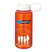 0.5リットルのナルゲンボトル。写真はオレンジ。(c)S/ESE/E