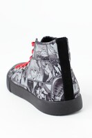 「EVASTOREオリジナル貞本義行コミックコラージュ柄スニーカー」(c)カラー