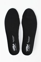 「EVASTOREオリジナル貞本義行コミックコラージュ柄スニーカー」のインソール。(c)カラー