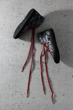 「EVASTOREオリジナル貞本義行コミックコラージュ柄スニーカー」(c)カラー