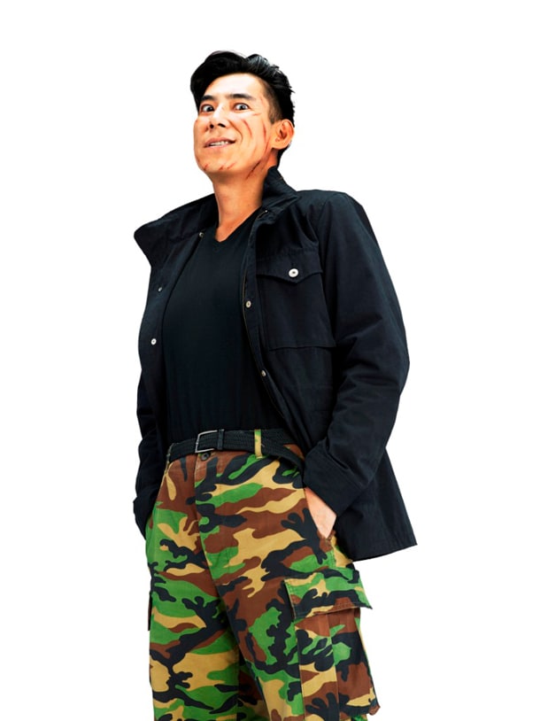 鷹岡明に扮した高嶋政伸。(c)2015松井優征／集英社・映画「暗殺教室」製作委員会