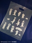 panpanyaのイラスト入りおみやげ袋。