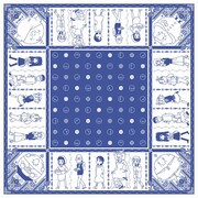 yonpoオリジナル「グッデイ」大判ハンカチ。