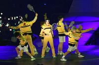 立海のキャスト陣。(c)許斐 剛／集英社・NAS・新テニスの王子様プロジェクト (c)許斐 剛／集英社・テニミュ製作委員会