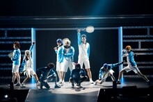 氷帝のキャスト陣。(c)許斐 剛／集英社・NAS・新テニスの王子様プロジェクト (c)許斐 剛／集英社・テニミュ製作委員会