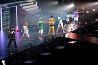 不動峰、山吹、聖ルドルフをはじめとするキャスト陣。(c)許斐 剛／集英社・NAS・新テニスの王子様プロジェクト (c)許斐 剛／集英社・テニミュ製作委員会