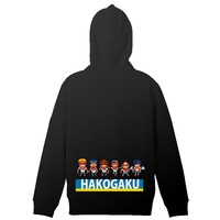 「弱虫ペダル ドットパーカー 箱根学園」バック（ブラック）