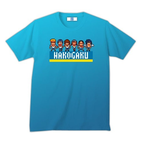 「弱虫ペダル ドットTシャツ 箱根学園」（ブルー）