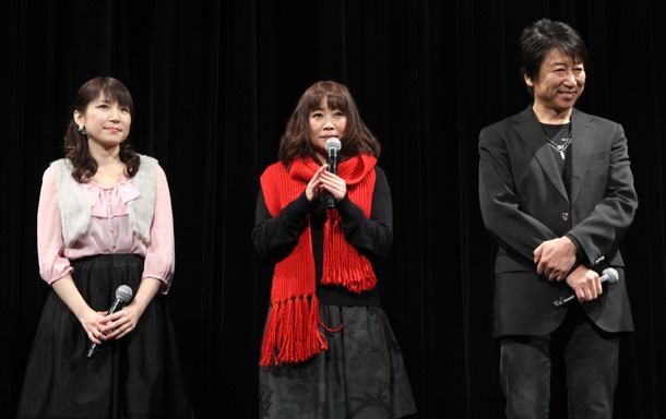 （左から）中村千絵、竹内順子、井上和彦