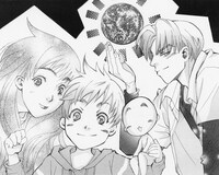 「ぼくは地球と歌う」の告知ページに添えられたカット。