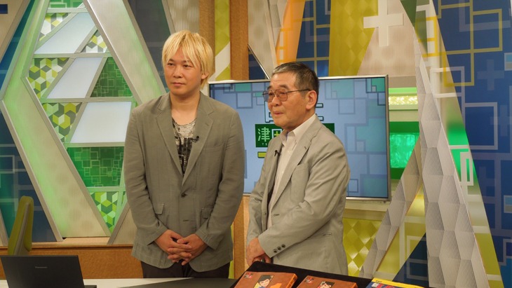 左から津田大介、モンキー・パンチ。