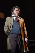 ベートーヴェンの父ヨハン・ベートーヴェンを演じる里見浩太朗。