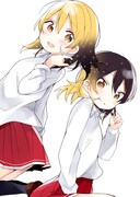 「ちぐはぐ少女のダイアログ」カラーカット。