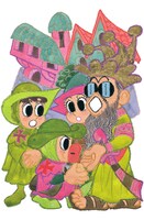 「マカロニほうれん荘」電子版収録イラストより。