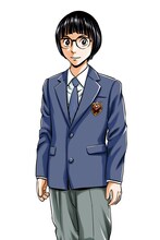 山本英夫による新連載「HIKARI-MAN」のカット。