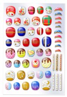 「ラメキラッ☆ 恋ネイルカンペキセット」のネイルシール。