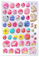 「ラメキラッ☆ 恋ネイルカンペキセット」のネイルシール。