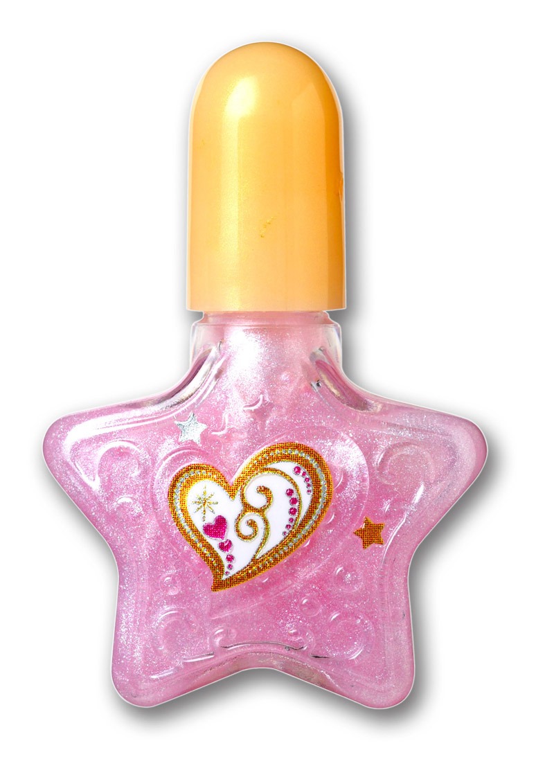 「ラメキラッ☆ 恋ネイルカンペキセット」のマニキュア。