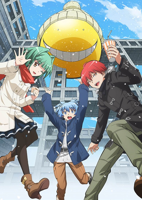 「殺せんせーSHOP IN WINTER」のビジュアル。(c)松井優征/集英社・アニメ「暗殺教室」製作委員会