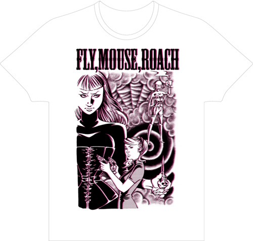 「フライ・マウス・ローチ／BAMBi」Tシャツ。