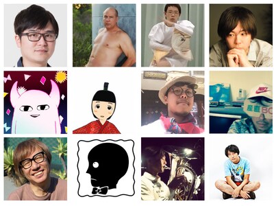 「ひらのりょうまんがまつり」のゲストたち。