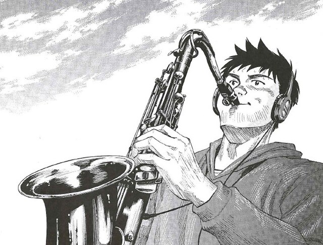 石塚真一「BLUE GIANT」特別編がジャズの名盤シリーズパンフに