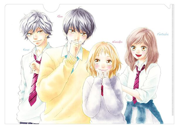 ストロボ エッジ アオハライドのキャラが共演 双葉と洸が恋を応援 コミックナタリー