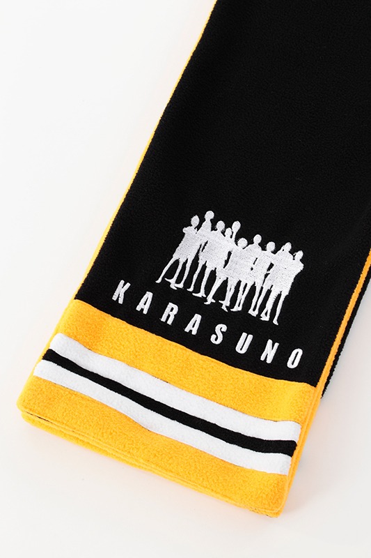 「ハイキュー!! フリースマフラー 烏野高校」(c)古舘春一／集英社・「ハイキュー!!」製作委員会・MBS