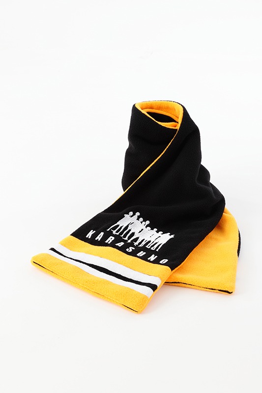 「ハイキュー!! フリースマフラー 烏野高校」(c)古舘春一／集英社・「ハイキュー!!」製作委員会・MBS