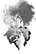 群青の新連載「飴菓子」カット