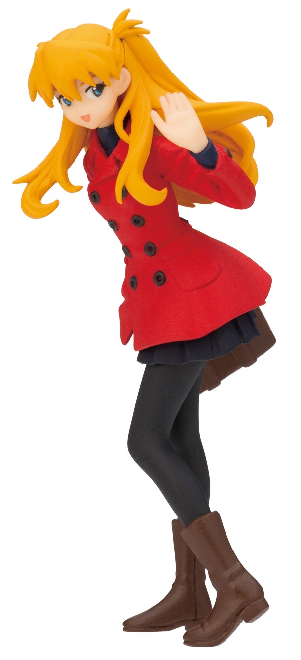 ヤングエース2015年1月号付録の「アスカフィギュア」。(c)カラー