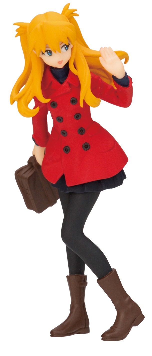 ヤングエース2015年1月号付録の「アスカフィギュア」。(c)カラー